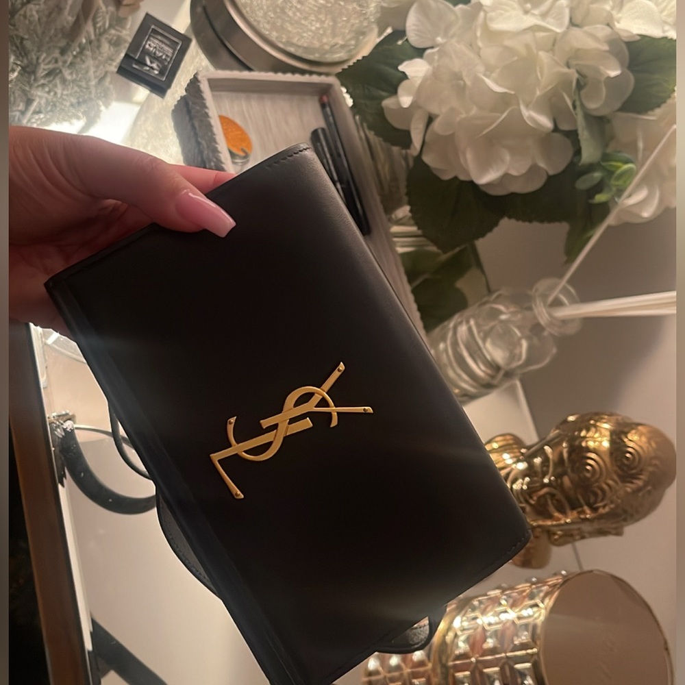 Ysl crossbody/belt bag in navy blue